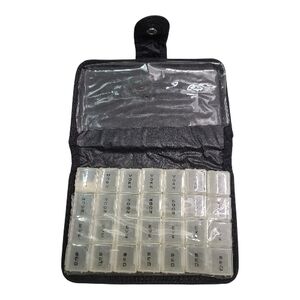 Floral Vintage Tapestry Pill Organizer